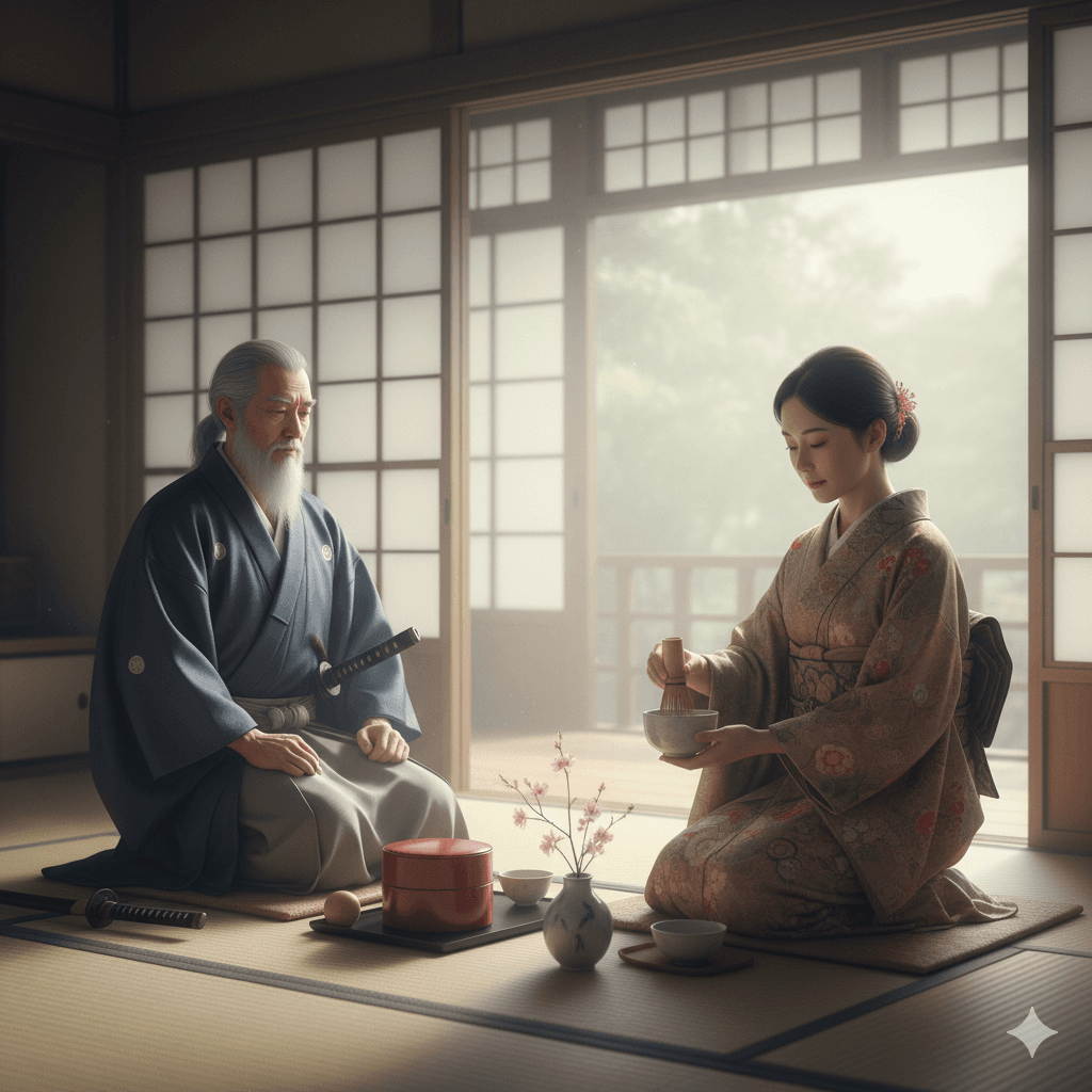Benkei, the legendary warrior monk with his naginata