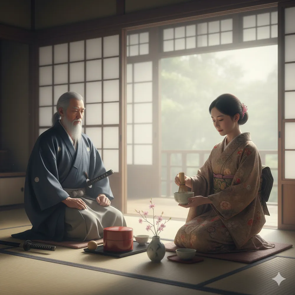 Samurai warrior representing adaptability and embracing change